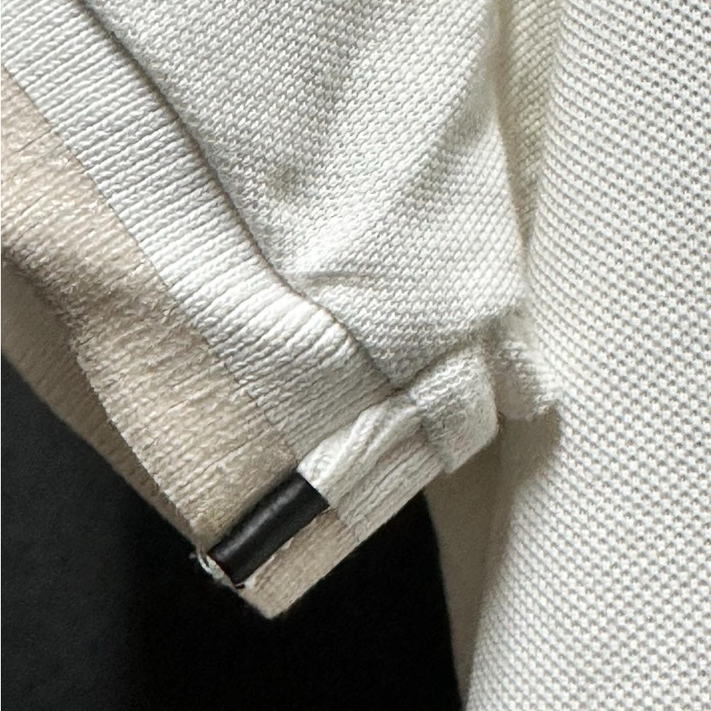 Moncler Classic White Polo Shirt - Picture 5 of 12